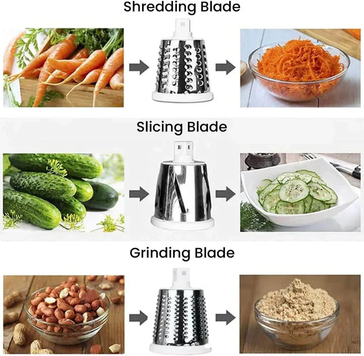 Cortadora y peladora de verduras multifunción